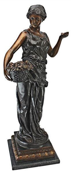 Goddess of Nature Cast Bronze Garden Sculpture
